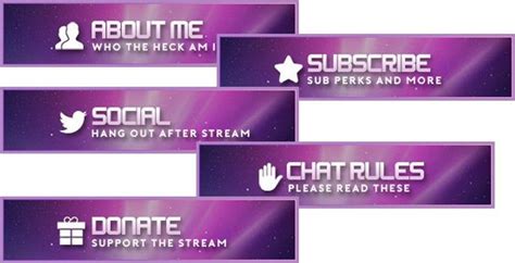 Check Out Our Twitch Panels Selection For The Very Best In Unique Or