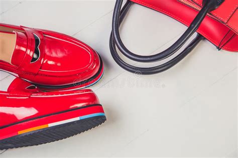Stylish Patent Leather Shoes Stock Photo Image Of Elegance Leather