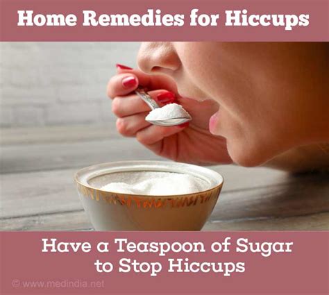 Home Remedies For Hiccups