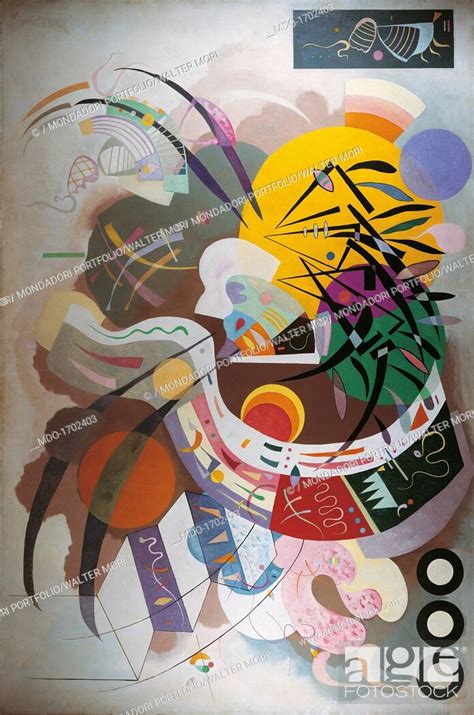 Dominant Curve By Wassily Kandinsky 1936 20th Century Oil On Canvas