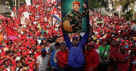 Even In Death Chavez Shadows Venezuelas Vote