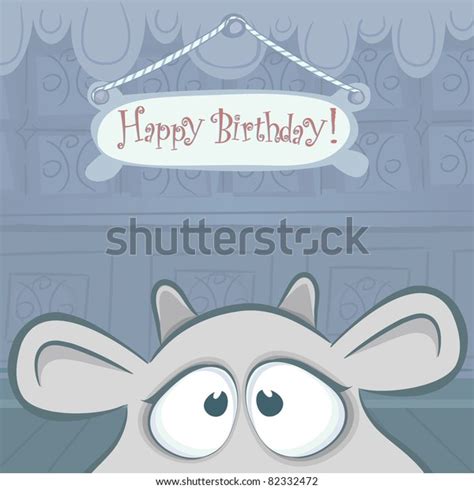 Animal Cards Series Vector Birthday Card Stock Vector Royalty Free