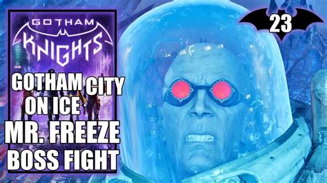 Gotham Knights Gotham City On Ice Defeat Mr Freeze Boss Fight