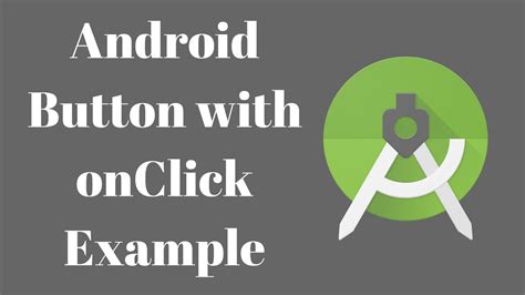 Android Button With Onclick Example Tutorial 5 Youtube