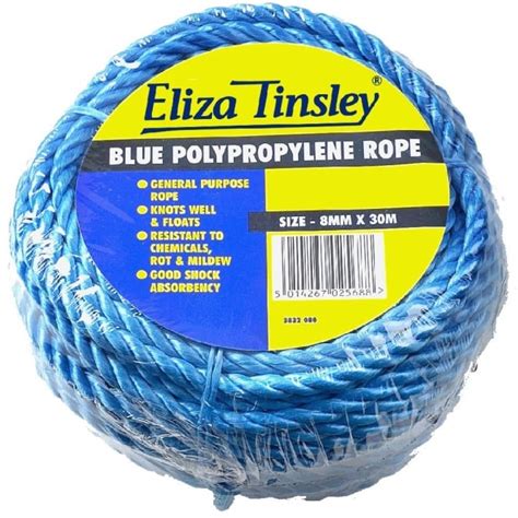 Buy Eliza Tinsley 6mm X 220m Blue Polypropylene Rope Coil Online At
