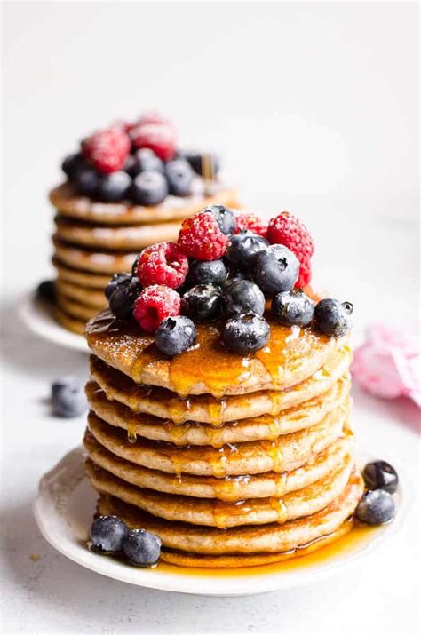The Most Tasty And Fluffy Healthy Pancakes Recipe In The World Made