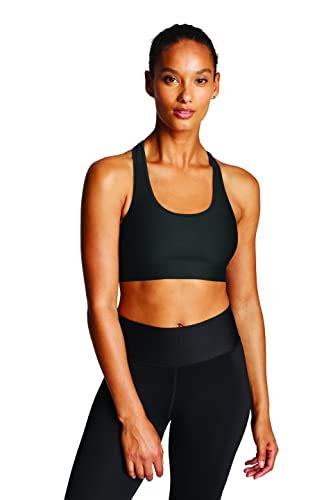 Champion Womens Absolute Sports Bra With Smoothtec Band Black Small