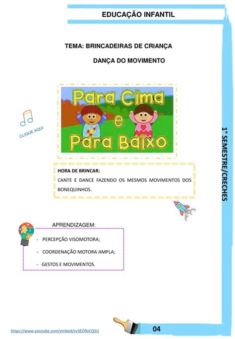 Plano De Aula Jogos E Brincadeiras Na Educa O Infantil