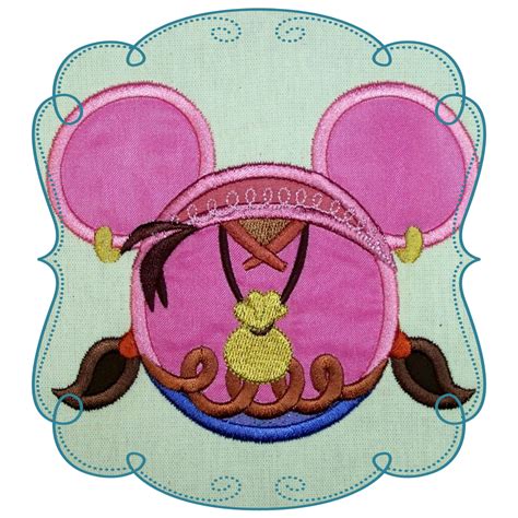 Izzy Applique Machine Embroidery Design Pattern Instant Download Machine Embroidery Machine