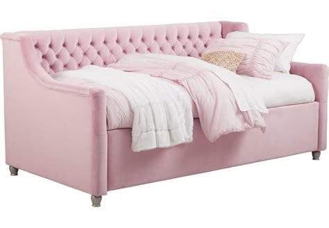 Shop soft baby bedding, cribs and changing tables for your new nursery. Alena Pink 2 Pc Twin Daybed | Daybed with trundle, Daybed ...