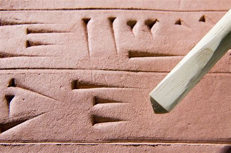 Cuneiform Clay Tablet And Stylus Photograph By Sheila Terry Pixels