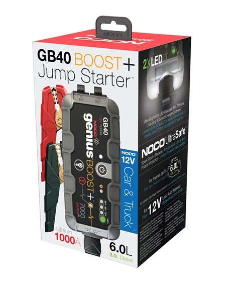 Maybe you would like to learn more about one of these? Noco Genius Boost GB40 1000 AMP 12V Lithium Jump Starter ...