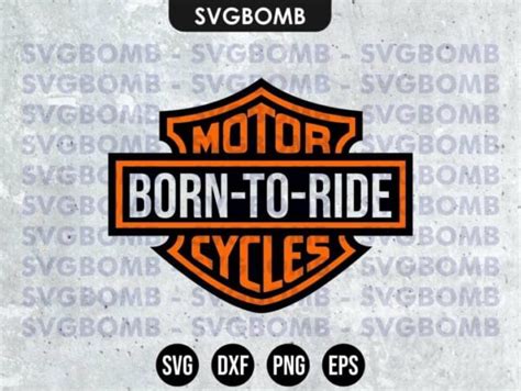 Born To Ride Harley Davidson Svg Vectorency