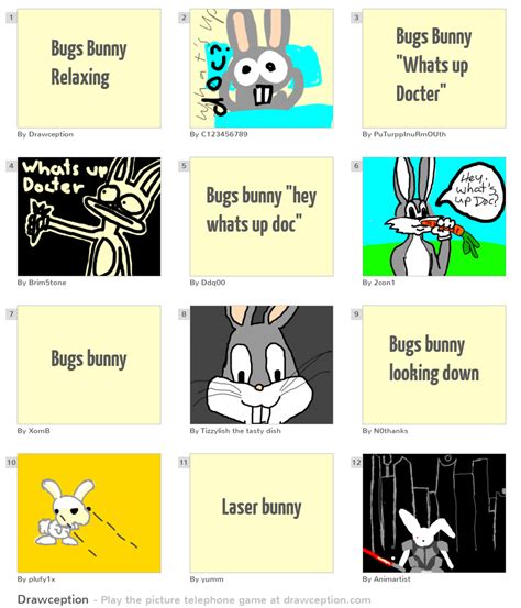 Bugs Bunny Relaxing Drawception