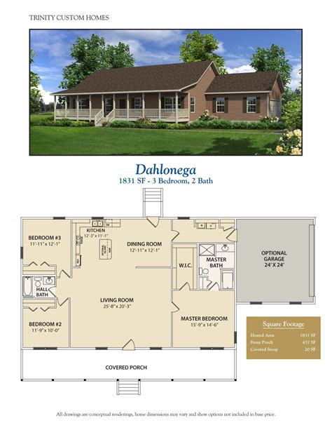 Dahlonega Welcome To Trinity Custom Homes Ranch Style House Plans