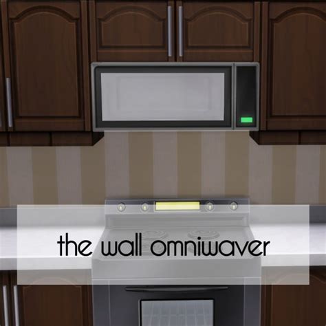 Mod The Sims Wall Microwaves By Madhox Sims 4 Downloads