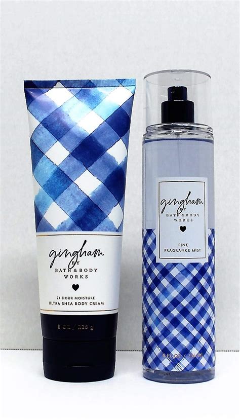 Bath And Body Works Gingham 8 Ounce Ultra Shea Body And 8
