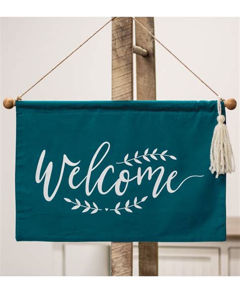 Col House Designs Wholesale Fabric Welcome Banner Craft House