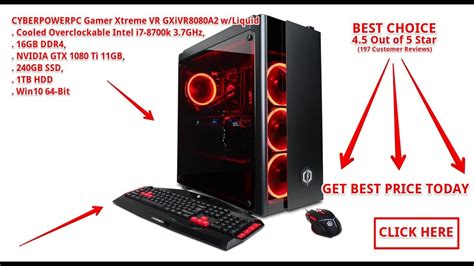 Destroy The Competition With Cyberpowerpc Gamer Xtreme Vr Gxivr8080a2