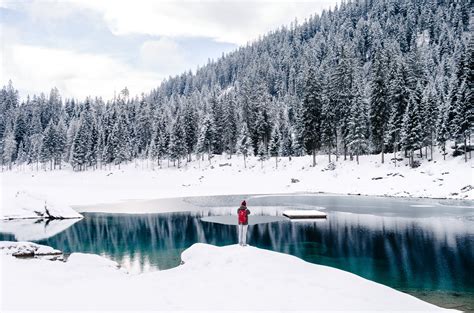 Free Images Forest Wilderness Snow Winter Lake