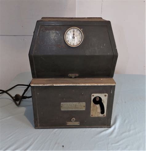 Vintage Factory Time Card Punch Clock Cincinnati Time Etsy