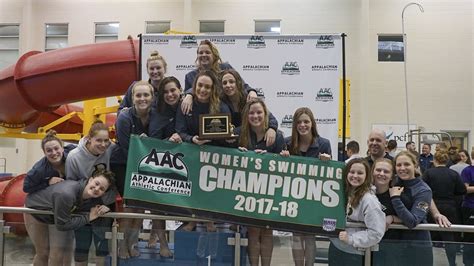 Brenau Golden Tigers Swim And Dive Wins Aac Championship