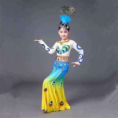 Chinese Peacock Dance Costumes Peacock Costume Peacock Princess Cosplay