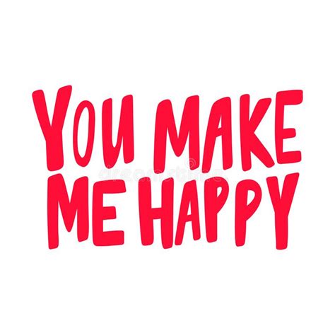 You Make Me Happy Valentines Day Sticker For Social Media Content