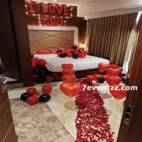 Romantic Room Decoration For Couple At Home In Location