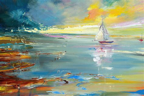 Calm Oil Painting On Canvas