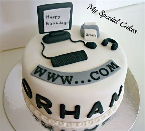 77 Best Computer Cakes Images On Pinterest Computer Cake Birthday