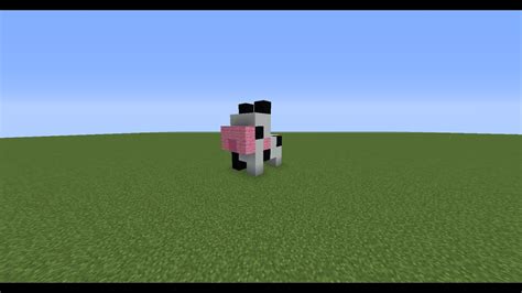 Minecraft Cow Statue Tutorial Youtube