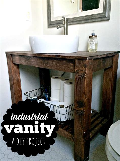 Diy Industrial Farmhouse Bathroom Vanity — Melissa Voigt
