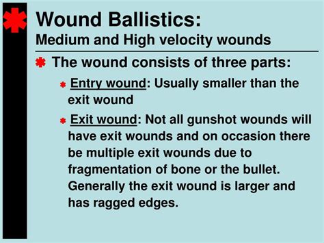 Ppt Gunshot Wounds Powerpoint Presentation Free Download Id3574786