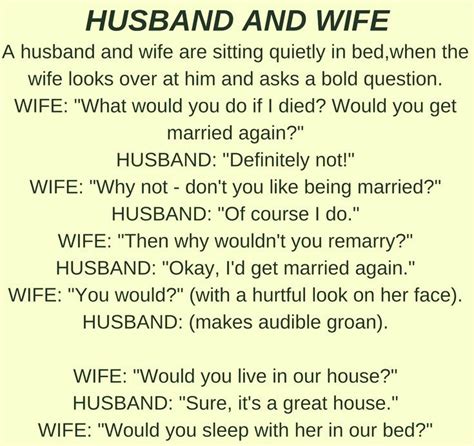 Husband And Wife Wife Humor Husband Wife Humor Relationship Jokes