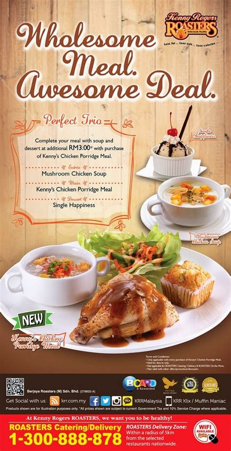 Get the latest kenny rogers roasters promotions. WHOLESOME PERFECT TRIO AT KENNY ROGERS ROASTERS ...