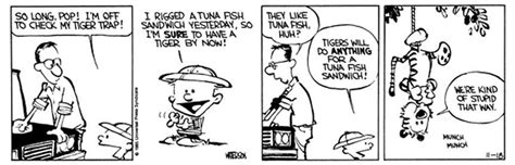 Very First Calvin And Hobbes Comic Strip Rcalvinandhobbes