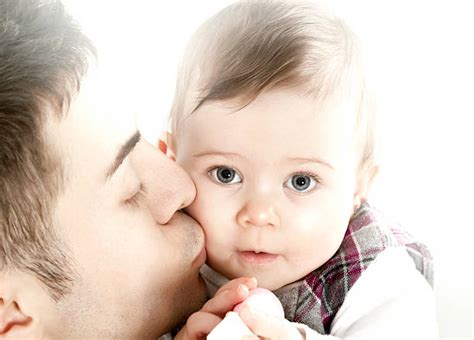Dad Kissing Baby Body Stock Photos Pictures And Royalty Free Images Istock