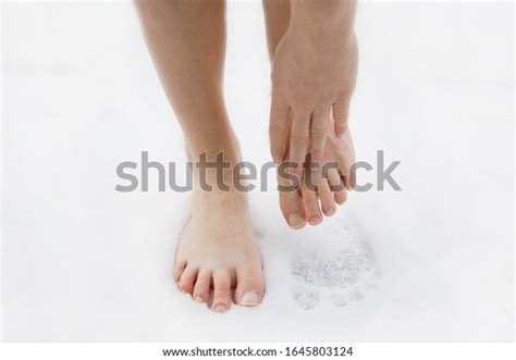 Bare Feet Snow Feet Ice Feet Stock Photo 1645803124 Shutterstock