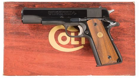 Colt Mk Iv Series 70 Government Model Pistol In 38 Super Rock Island