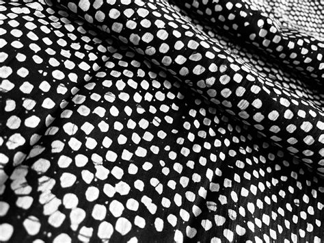 2 Yards Handmade Batik Fabric Batik Fabric Black And White Etsy