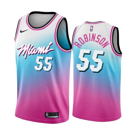 The heat unveiled its sunset vice collection on wednesday afternoon, as part of the nike earned edition uniforms for teams that made the playoffs last season. Miami Heat City Jersey - Miami Heat Jerseys Heat City Jerseys Basketball Uniforms Lids ...