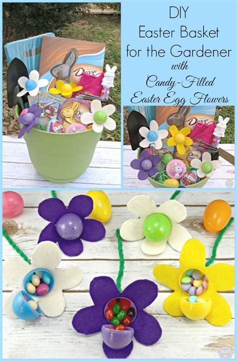 This Candy Filled Diy Easter Basket Is Perfect For A Gardener Or Any