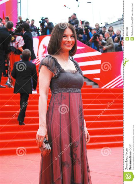 Actress Irina Lachina At Xxxvi Moscow International Film Festival Editorial Photo Image Of