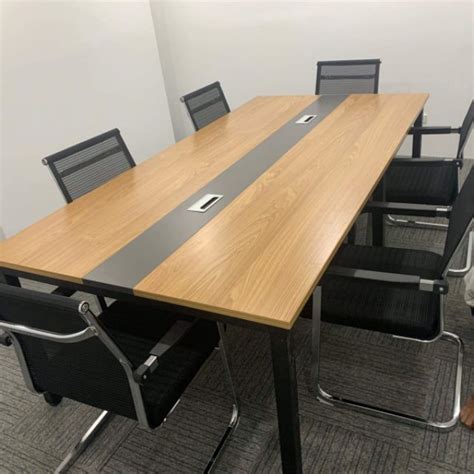 Conference Table With Chair 6 Seater Shopee Philippines