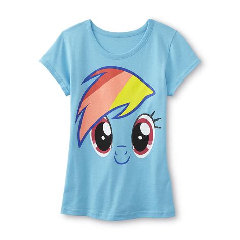 My Little Pony Girls Graphic T Shirt Rainbow Dash Kmart