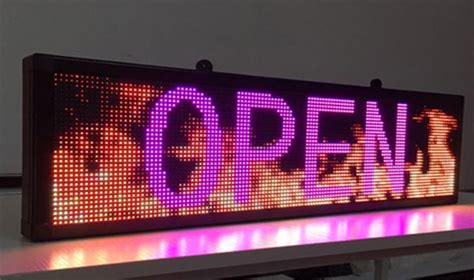 Programmable Led Indoor And Outdoor Open Sign