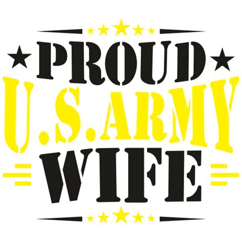 Proud To Be An Army Wife