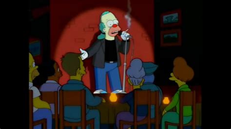 The Simpsons Krusty Does Stand Up At Moes Brew Ha Ha Youtube