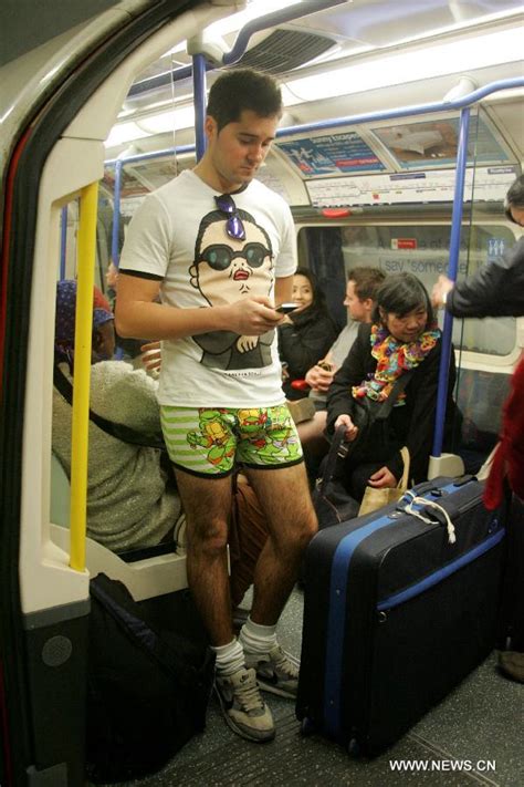 No Pants Subway Ride Day Across The World 20 Peoples Daily Online